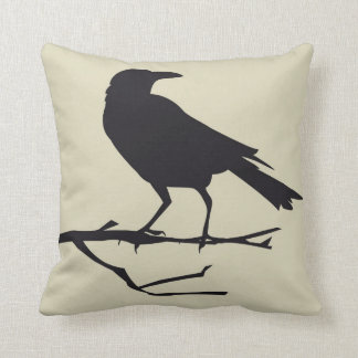 Gothic Raven Bird Pillow Style 3 Kussen