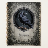 Gothic Raven Black  Planner (Voorkant)