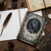 Gothic Raven Black  Planner