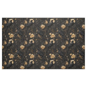 Gothic Raven Bloem Kraai Stof (Fat Quarter)