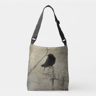 Gothic Raven Crossbody Tas