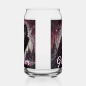 Gothic Raven Crow Bird Painting Personalized Blikvorm Glas (Rechts)