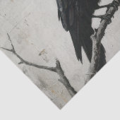 Gothic Raven Dark Academia Decoupage Tissuepapier (Detail)