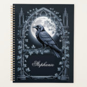 Gothic Raven Donkere Academie Planner (Voorkant)
