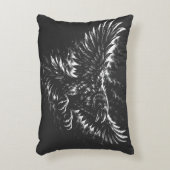 Gothic Raven – door BurnsInHell Accent Kussen (Voorkant(Verticaal))