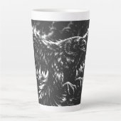 Gothic Raven – door BurnsInHell Latte Mok (Voorkant)