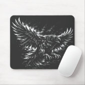 Gothic Raven – door BurnsInHell Muismat (Met muis)
