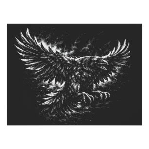 Gothic Raven – door BurnsInHell Perfect Poster