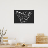 Gothic Raven – door BurnsInHell Poster (Keuken)