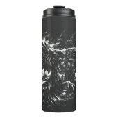 Gothic Raven – door BurnsInHell Thermosbeker (Voorkant)