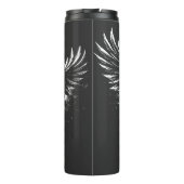 Gothic Raven – door BurnsInHell Thermosbeker (Achterkant)