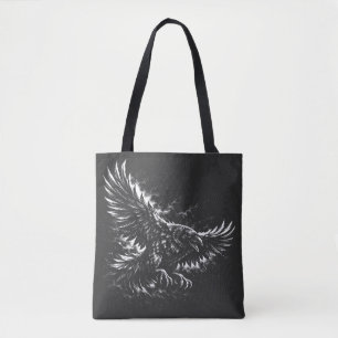 Gothic Raven – door BurnsInHell Tote Bag