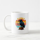 Gothic Raven Funny Halloween F Caw F Coffee Koffiemok (Links)