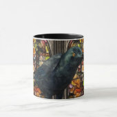 Gothic Raven Glas in lood Gothic Digital Art Mokke Mok (Midden)