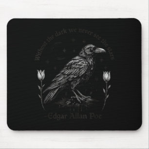 Gothic Raven Grappige Edgar Allan Poe Citaat Hallo Muismat