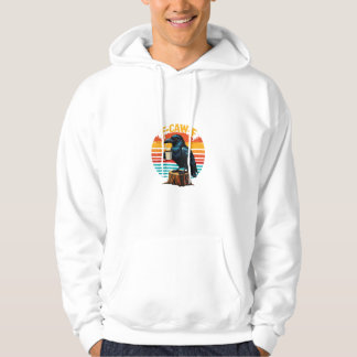 Gothic Raven Grappige Halloween F Caw F Koffie Hoodie