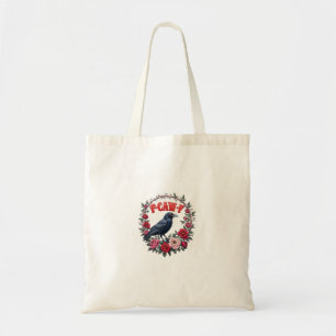 Gothic Raven Grappige Halloween F Kraai F Vintage Tote Bag