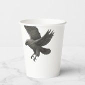 Gothic Raven Halloween - Spooky Party Papieren Bekers (Achterkant)