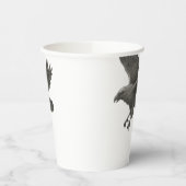 Gothic Raven Halloween - Spooky Party Papieren Bekers (Links)