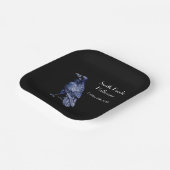 Gothic Raven Iets mishandelde halloween party Papieren Bordje (Gebogen)