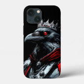 Gothic Raven King Grafische iPhone Hoes - Clean Mi (Achterkant)