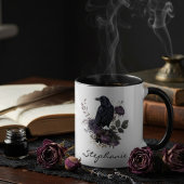 Gothic Raven – Personalized Dark Flora Mok