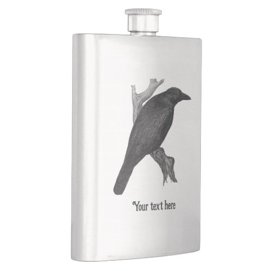 Gothic Raven Personalized Flacon (Rechts)