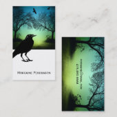 Gothic Raven Profile Card Visitekaartje (Voorkant / Achterkant)
