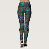 Gothic Raven Roos and Tree Leggings - Koel (Achterkant)