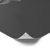 Gothic Raven Roos Lijst Poster (Hoek)