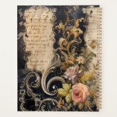 Gothic Raven Rose Dark Academia Planner (Achterkant)