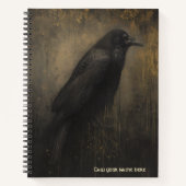 Gothic Raven Spiral Notebook Notitieboek (Voorkant)