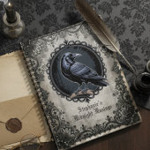 Gothic Raven Spiral Notitieboek