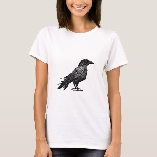 Gothic Raven T-shirt (Voorkant)
