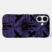 Gothic Raven & Thorn Castle Pattern Phone Case (Achterkant (horizontaal))