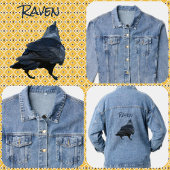 Gothic Raven Urban Crow Denim Jacket