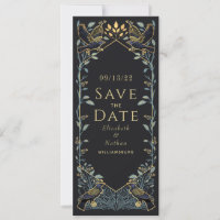 Gothic Raven Wedding Save the Date