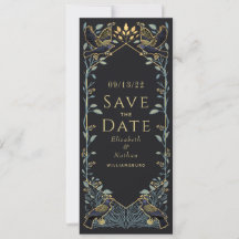 Gothic Raven Wedding Save the Date