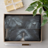 Gothic Raven Woman Decoupage Paper Tissuepapier (Geschenk)