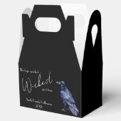 Gothic Raven Wschopte Good Time Halloween Party Bedankdoosjes (Geopend)