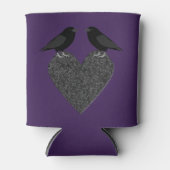 Gothic Ravens and Black Heart Blikjeskoeler (Voorkant)
