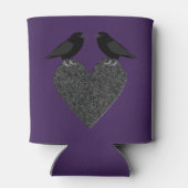 Gothic Ravens and Black Heart Blikjeskoeler (Achterkant)