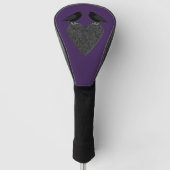 Gothic Ravens and Black Heart Golfheadcover (Voorkant)