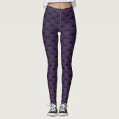 Gothic Ravens and Black Heart Leggings (Voorkant)