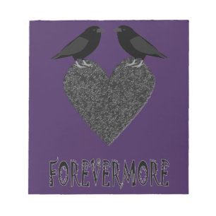 Gothic Ravens and Black Heart Notitieblok
