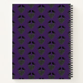 Gothic Ravens and Black Heart Notitieboek (Achterkant)