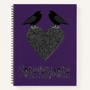 Gothic Ravens and Black Heart Notitieboek
