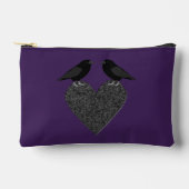 Gothic Ravens and Black Heart Patterned Etui (Voorkant)