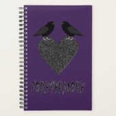 Gothic Ravens and Black Heart Planner (Voorkant)