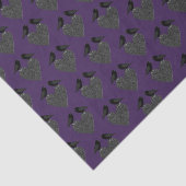 Gothic Ravens and Black Heart Tissuepapier (Detail)